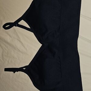 Lululemon Top Sports Bra Dark Blue Sz 6